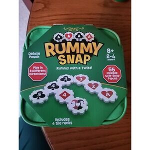 Rummy Strategy Game for Adults, Family, and Kids, Includes Full Size Snap Til...